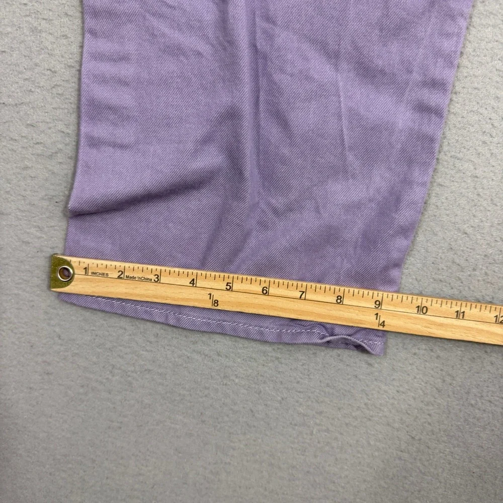 Levis 501xx Original Straight Fit Twill Jeans Mens 40x32 Purple Denim Button Fly